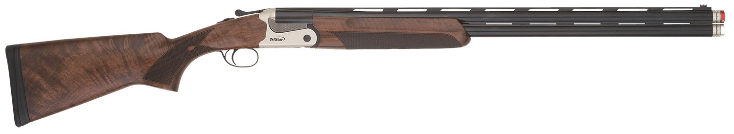 TriStar 33166 Cypher 28 Gauge Break Open 3" 2rd 28" Blued Steel Barrel, Stainless Steel Receiver, Fixed Turkish Walnut Stock, Ambidextrous