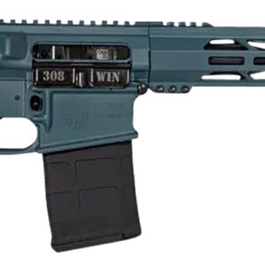 Diamondback DB1018C251 DB10  308 Win 16" 20+1, Jesse James Civil Defense Blue Rec/15" M-Lok Handguard, OEM Carbon Lower, Magpul Carbine Stock & K Grip, A2 Flash Hider