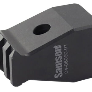 Samson 040609001 Rear Trunnion Stock Adapter  Picatinny Rail, Black Anodized Aluminum, Fits Most AK-Platform