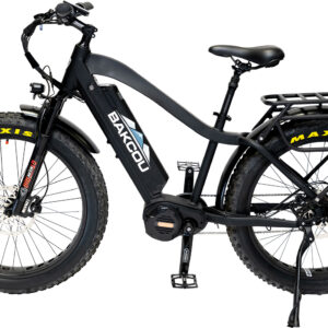 Bakcou E-bikes BMJBB25 Mule Jager Matte Black 18" w/Stand Over Height of 29.50" Frame, Rohloff E-14 (500/14) Speed Hub Bafang M620 Ultra Motor, 35+ mph Speed