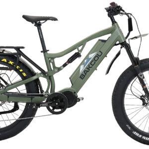 Bakcou E-bikes BS17GB25 Storm 25 Medium Matte Black 17" w/Stand Over Height of 30.50" Frame, Sram 9sp, 40t Front & Sram 11-34t Rear Cassette Bafang M620 Ultra Motor