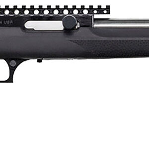 Magnum Research SBA17HMH Magnum Lite  17 HMR 19" Black Steel Threaded Barrel, Black Fixed Hogue OverMolded Stock