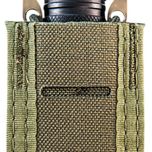 High Speed Gear 41PT00OD TACO Duty Single Pistol Mag, OD Green Nylon with MOLLE Exterior, Fits MOLLE & 2" Belt