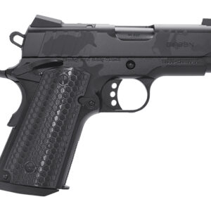 Girsan 391151 MC1911 SC Influencer Sub-Compact 45 ACP 6+1 3.40" Black Steel Barrel, Black Camo Optic Ready/Serrated Steel Slide & Frame w/Picatinny Rail & Beavertail, Black Polymer Grip