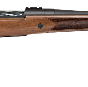 Mossberg 28137 Patriot Walnut Full Size 350 Legend 4+1 22" Matte Blued Fluted Barrel, Matte Blued Stainless Steel Receiver Drilled & Tapped, Walnut Fixed Stock, Right Hand