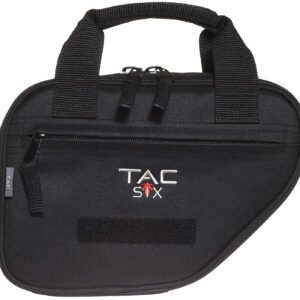 Tac Six 10940 Battalion Handgun Case 10" Long Black Neoprene Holds 1