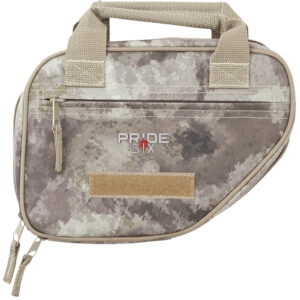 Tac Six 10941 Battalion Handgun Case 10" Long Tan/A-TACS AU Neoprene Holds 1