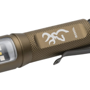 Browning 3711265 Ridgeline Flashlight  Burnt Bronze 20/500 Lumens LED White/Green