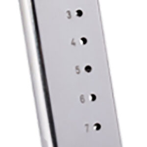 Mec-Gar MGCO4507NPF 1911 Officers  7rd 45 ACP Nickel Carbon Steel