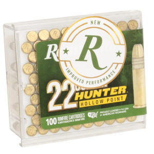 Remington Ammunition R21251 Golden Hunter  22LR 40gr Plated Hollow Point 100 Per Box/50 Case