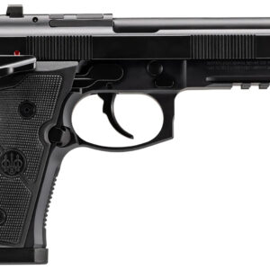 Beretta USA J92XFMSDA20 92GTS  9mm Luger 10+1 4.70" Black Inox Steel Barrel, Black Cerakote Optic Ready/Serrated Steel Slide + Aluminum Frame w/Beavertail & Picatinny Rail, Ambidextrous