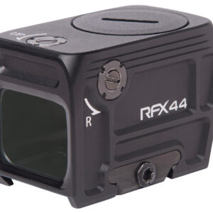 Viridian 9810112 RFX44  Black Anodized 1 x 21 mm x 16.5 mm 5 MOA Green Dot ACRO Footprint/Picatinny Low Mount