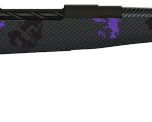 Fierce Firearms ROGM308WIN20BP Mini Rogue  308 Win 4+1 20" Hand Lapped/Match Grade Barrel, Black Cerakote Steel Receiver, Purple Camo Mini Rogue w/Adj Comb & Picatinny Rail Carbon Fiber Stock