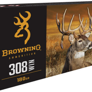 Browning Ammo B192103082 Max Point  308Win 168gr 20 Per Box/10 Case