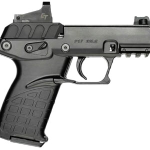 Kel-Tec P17BBLKRD P17 w/Optic Bundle Compact Frame 22 LR 16+1 3.80" Black Steel Barrel, Black Serrated Slide, Black Polymer Frame w/Picatinny Rail, Textured Grip, Crimson Trace Red Dot, Ambidextrous