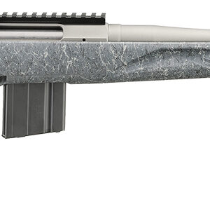 Ruger 46910 American Gen II Full Size 6mm ARC 10+1 20" Cobalt Cerakote Threaded Barrel, Picatinny Rail Steel Receiver, Gray Splatter Adjustable Synthetic Stock