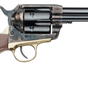 Pietta HF357CHBR434NMUS 1873 Great Western II U.S. Marshal 357 Mag 6rd 4.75" Blued Steel Barrel & Cylinder, Color Case Hardened Steel Frame, Walnut w/Engraved US Marshal's Badge Grip, Exposed Hammer