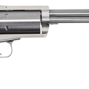 Magnum Research BFR303076 BFR  Extra Large 30-30 Win 6 Shot 7.50" Brushed Rifled Steel Barrel & Cylinder, Stainless Steel Frame, Black Hogue Rubber Grip, Exposed Hammer