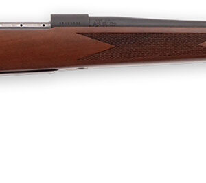 Weatherby VDT270NR4T Vanguard Sporter Full Size 270 Win 5+1 24" Bead Blasted Blued #2 Threaded Barrel, Matte Blued Drilled & Tapped Steel Receiver, Grade A Turkish Walnut Monte Carlo Stock