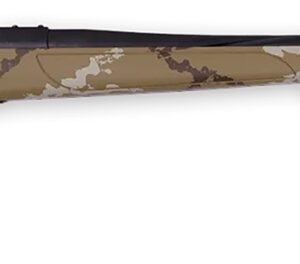 Weatherby VHH7MMPR6B Vanguard Outfitter Full Size 7mm PRC 3+1 26" Black Cerakote #2 Fluted/Threaded Barrel & Drilled & Tapped Steel Receiver, Tan w/Brown & White Sponge Monte Carlo Synthetic Stock