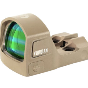 Viridian 9810143 RFX15  Flat Dark Earth 1 x 17 mm x 24 mm 3 MOA Green Dot Shield/Picatinny