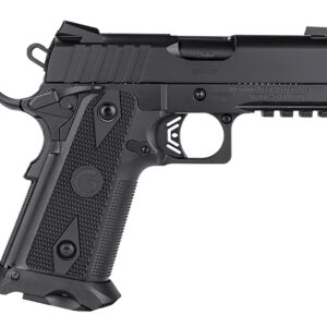 Girsan 395055 Witness2311  45 ACP 11+1 3.40" Black Steel Barrel, Black Serrated Steel Slide, Black Polymer Frame w/Beavertail & Picatinny Rail, Black Checkered Polymer Grip, Ambidextrous