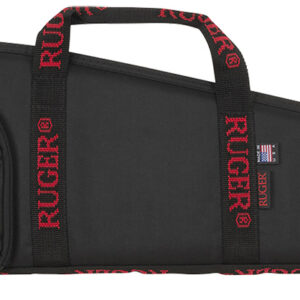Ruger 27140 Rifle Case  40" Black Endura w/ Red Ruger Logo Accessory Pocket & Foam Padding