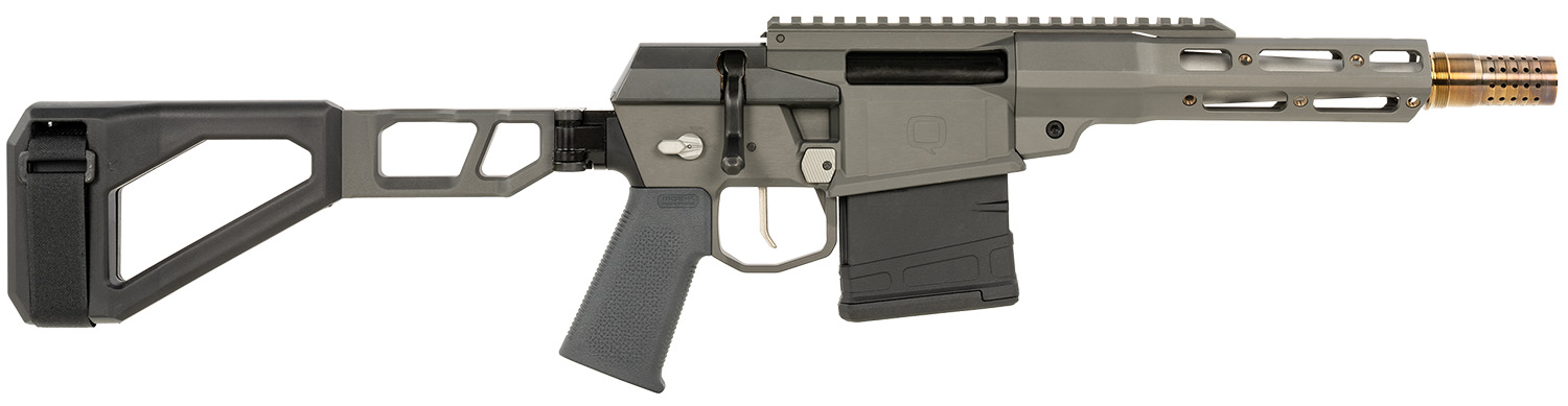 Q LLC FIX868INPISTOL The Fix 8.6 Blackout 30+1 8" Stainless Threaded Barrel Q-Sert Free-Float Handguards, Picatinny Rail Receiver, Black SBA3 Brace Black, Polymer Grips