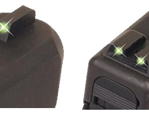 TruGlo TG231S1 Tritium  Black | Green Tritium Front Sight Green Tritium Rear Sight