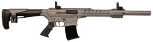 Gforce Arms GF251220TG GF25  12 Gauge Semi-Auto 3" 5+1 20" Tungsten Cerakote Threaded Barrel, Tungsten Cerakote Receiver, Black Synthetic Stock