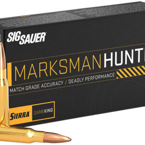 Sig Sauer E243GK8520 Marksman Hunter  243Win 85gr 20 Per Box/10 Case