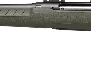 Savage Arms 32079 Axis 2  25-06 Rem 4+1 22" Matte Black Sporter Barrel, Matte Black Drilled & Tapped Steel Receiver, Fixed Green Synthetic Stock, Left Hand