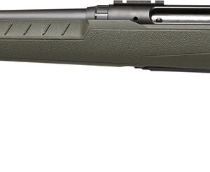 Savage Arms 32128 Axis 2 Compact 223 Rem 4+1 20" Matte Black Heavy Sporter Barrel, Matte Black Drilled & Tapped Carbon Steel Receiver, Fixed OD Green Synthetic Stock, Left Hand