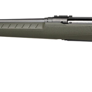 Savage Arms 32132 Axis 2 Compact 350 Legend 4+1 18" Matte Black Heavy Sporter Barrel, Matte Black Drilled & Tapped Carbon Steel Receiver, Fixed OD Green Synthetic Stock, Left Hand