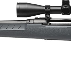 Savage Arms 32212 Axis 2 XP Combo 25-06 Rem 4+1 22" Black Sporter Barrel, Black Drilled & Tapped Steel Receiver, Fixed Gray Synthetic Stock, Left Hand, Boresighted 3-9x40