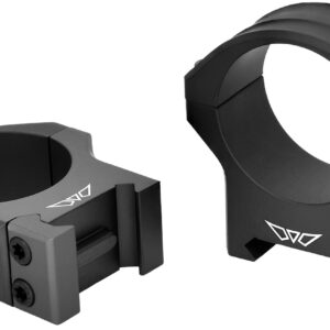 Warne 8521M HyperLite  Matte Black MagnaFusion Alloy 34mm Tube Medium Maxima/Weaver/Picatinny