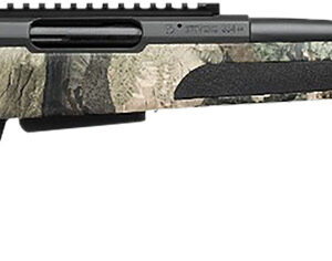 Stevens 19456 334 Bolt Action 243 Win 3+1 20" Camo/Dark Gray Carbon Steel Receiver Integrated Recoil Lug Ergonomic/Recoil Pad  Synthetic Stock Picatinny Rail Right Hand