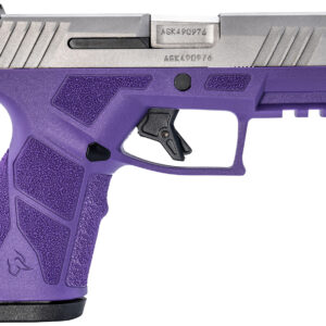 Taurus 1-GX2939DP GX2  9mm Luger 13+1 3.37" Matte Stainless Steel Barrel, Matte Serrated Stainless Steel Slide, Dark Purple Polymer Frame w/Picatinny Rail, Polymer Grip