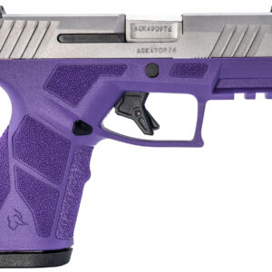 Taurus 1-GX2939DP-10 GX2  9mm Luger 10+1 3.37" Matte Stainless Steel Barrel, Matte Serrated Stainless Steel Slide, Dark Purple Polymer Frame w/Picatinny Rail, Polymer Grip