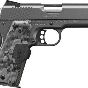Kimber Mfg.,inc 3000244 Pro Covert 45 ACP 7+1 4" Stainless Steel Slide Charcoal Gray KimPro II Crimson Trace Urban Camouflage Grip
