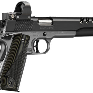 Kimber Mfg, Inc 3000278 Super Jagare w/Optic 10mm Auto 8+1 6" Stainless Match Grade Barrel, Diamond Carbon Coating Ported/Serrated Stainless Steel Slide, Kimpro II Gray Micarta Grip, Delta Pro Red Dot