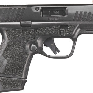 Kimber Mfg, Inc 3800034 R7 Mako Bundle Sub-Compact Frame 9mm Luger 15+1 3.37" Black DLC Match Grade Barrel, Black FNC Nitride Optic Ready/Serrated Stainless Steel Slide, Black Polymer Frame