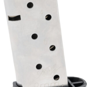 Kimber Mfg, Inc 1200848A Micro 9  8rd Extended 9mm Luger Silver Stainless Steel