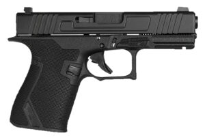 ZRO Delta 755000329990 FKS-9 9mm Luger 15+1 4" Black Nitride Match Grade Barrel, Black Nitride Optic Cut/Serrated Slide, Polymer Frame w/Accessory Rail, Black Polymer Grip, RMR Footprint
