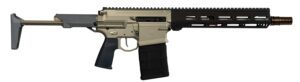 Q LLC BOOMBOX8612INSBR Boombox 8.6 Blackout 20+1 12" Bead Blasted Tapered Threaded Barrel, Black Anodized Picatinny Rail Aluminum Receiver, Adj Folding Stock, Reptilia CQG-NB Grip