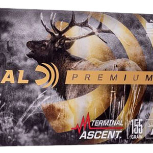 Federal P28NTA1 Premium  28Nosler 155gr Terminal Ascent 20 Per Box/10 Case