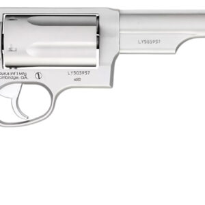 Taurus 2-441069T Judge  Compact 45 Colt (Long Colt)/410 Bore 5 Shot 6.50" Matte Stainless Steel Barrel, Cylinder & Frame, Black Ribber Grip, Transfer Bar Safety, Exposed Hammer