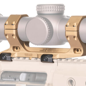 Reptilia LLC 100155 AUS Optic Mount FDE 7075-T6 Aluminum 34mm Tube Mil-Spec 1913 Picatinny Rail Mount