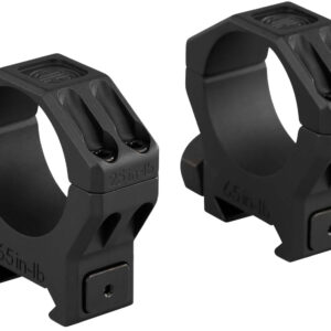 Sig Sauer Electro-Optics SOA63003 Alpha 6 Scope Ring Set Black Stainless Steel 30mm Tube High