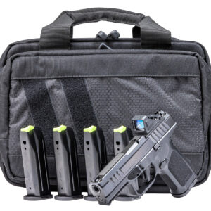 Rost Martin RM1CBLKOSP10CA RM1C *CA Compliant 9mm Luger 10+1 4" Black Compensated Match Grade Barrel, Black Tenifer Optic Ready/Serrated Steel Slide, Black Textured Grip